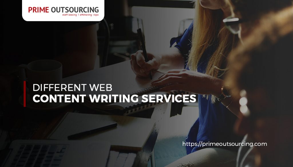 web content writing