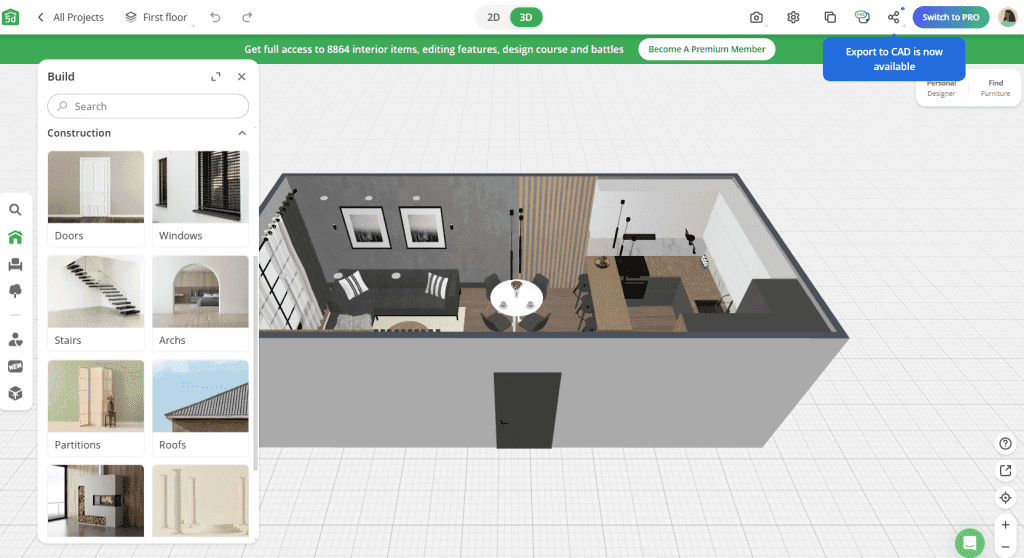 Step 2 How To Easily Create Real Estate House Designs In Planner 5d