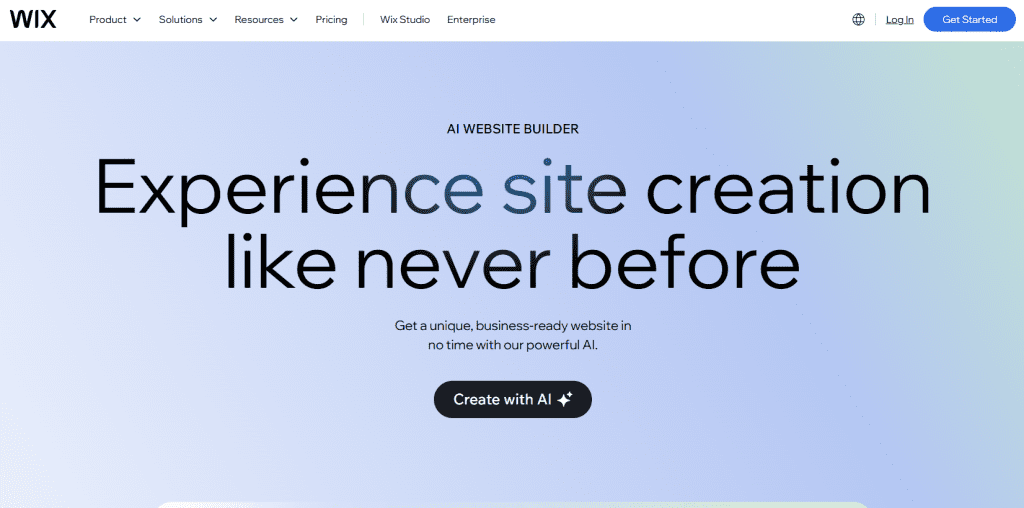 Build A Website On Wix