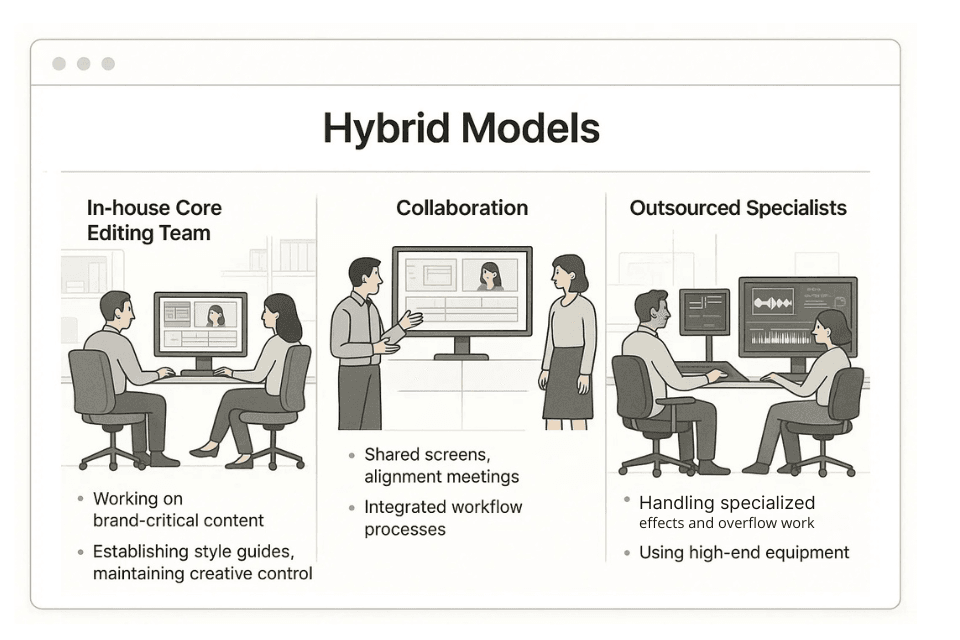 Outsourcing Hybrid Models