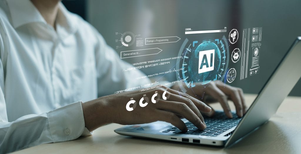 Human Interact With AI Artificial Intelligence Brain Process Generative AI Faa S